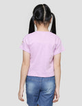 Little M Letter C For Cat Kilet Kaos Lengan Pendek Anak Perempuan