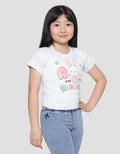 Little M Letter R For Rabit Kaos Lengan Pendek Anak Perempuan