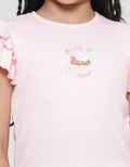 Little M Ruffle Double Kaos Anak Perempuan