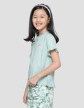 Little M Cat Heart Girls T-Shirt