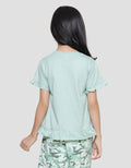 Little M Cat Heart Girls T-Shirt