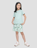 Little M Cat Heart Girls T-Shirt