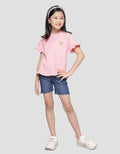 Little M Tencel Bear Girls T-Shirt