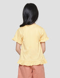 Little M Rabbit Bordir Kaos Anak Perempuan