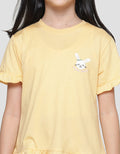 Little M Rabbit Bordir Kaos Anak Perempuan