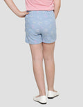 Little M Woven Full Print Dino Celana Pendek Anak Perempuan