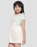 Little M Overall Bordir Midi Dress Anak Perempuan