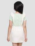 Little M Overall Bordir Midi Dress Anak Perempuan