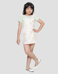 Little M Overall Bordir Midi Dress Anak Perempuan