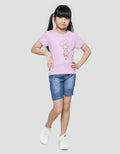 Little M Balon Cat Kaos Anak Perempuan