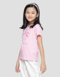 Little M Good Luck Kaos Lengan Pendek Anak Perempuan