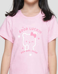 Little M Good Luck Kaos Lengan Pendek Anak Perempuan
