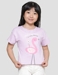 Little M Flamingo To Make Friends Kaos Lengan Pendek Anak Perempuan