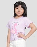 Little M Flamingo To Make Friends Kaos Lengan Pendek Anak Perempuan