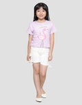 Little M Flamingo To Make Friends Kaos Lengan Pendek Anak Perempuan