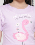 Little M Flamingo To Make Friends Kaos Lengan Pendek Anak Perempuan