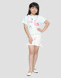 Little M Flamingo Flabulous Kaos Lengan Pendek Anak Perempuan