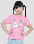 Little M  99 Unicorn Kaos Lengan Pendek Anak Perempuan