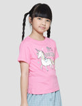 Little M  99 Unicorn Kaos Lengan Pendek Anak Perempuan