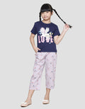 Little M Unicorn Love Kiuni Kaos Lengan Pendek Anak Perempuan