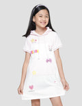Little M Doodle Hoodie Dress Anak Perempuan