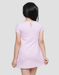 Little M Aplikasi 3D Big Bunny Midi Dress Anak Perempuan