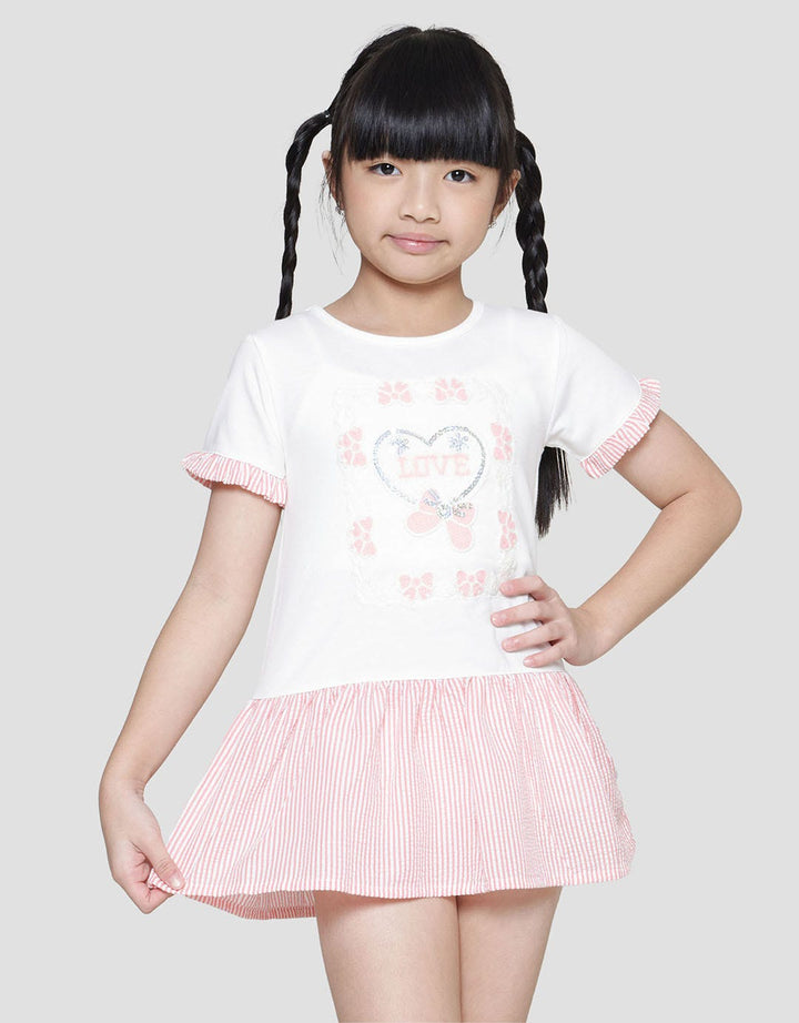 Little M Love Doll Midi Dress for Girls