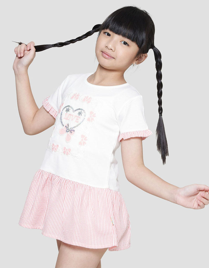 Little M Love Doll Midi Dress for Girls