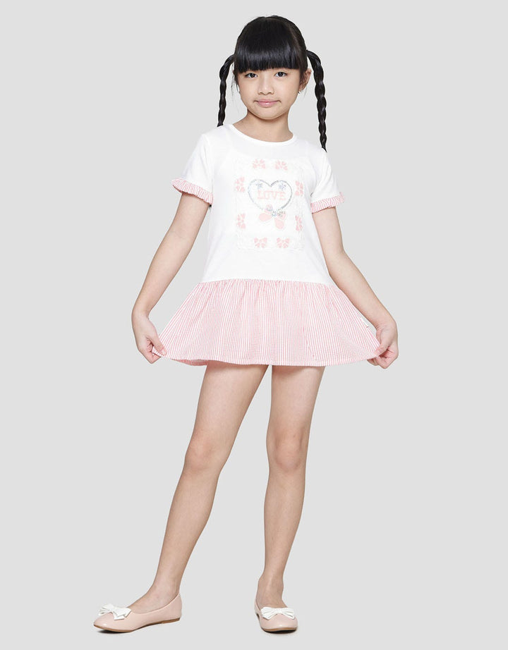 Little M Love Doll Midi Dress for Girls