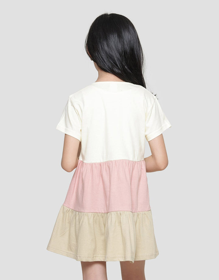 Little M Tritone Bee Dress Anak Perempuan