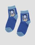 Marvel Socks Captain America Face Anak Laki-Laki
