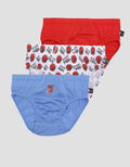 Marvel Pack Of 3 Spiderman Print Celana Dalam Anak Laki-Laki