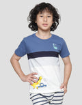 Little M Cut N Sewn Sablon Dino Kaos Lengan Pendek Anak Laki-Laki