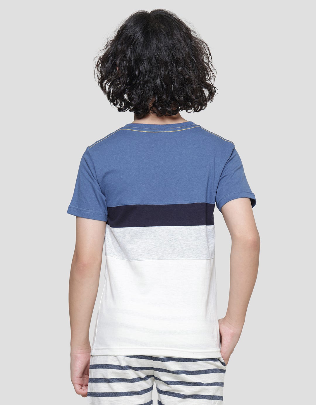 Little M Cut N Sewn Sablon Dino Kaos Lengan Pendek Anak Laki-Laki