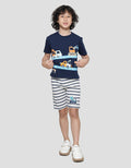 Little M Kaos Print Digger Anak Laki-Laki