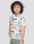 Little M Kaos Fullprint Digger Anak Laki-Laki