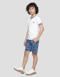 Little M Kaos Print katun Bamboo Anak Laki-Laki