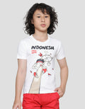 Little M Indonesia Freedom Kaos Lengan Pendek Anak Laki-Laki