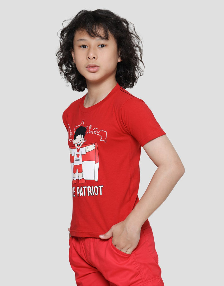 Little M Little Patriot Kaos Lengan Pendek Anak Laki-Laki