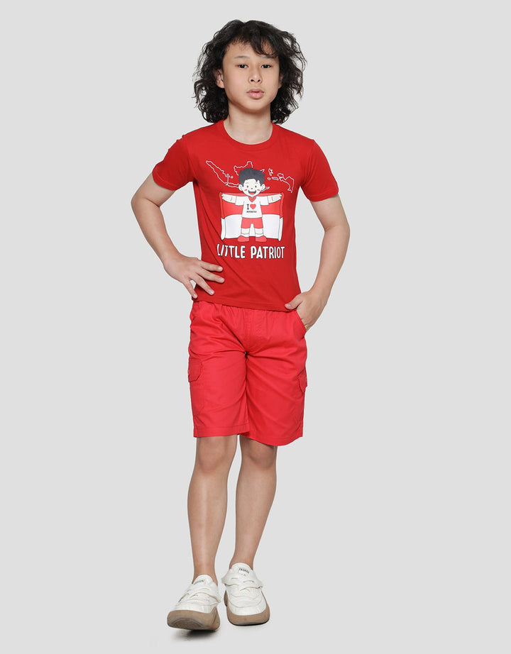 Little M Little Patriot Kaos Lengan Pendek Anak Laki-Laki