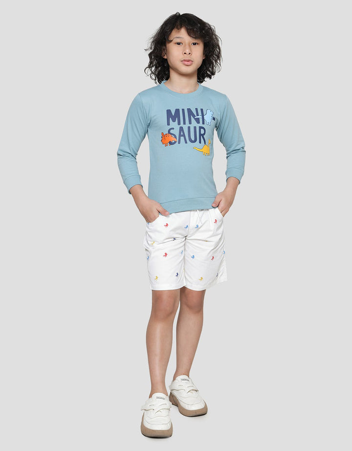 Little M Mini Saurus Sweater Anak Laki-Laki