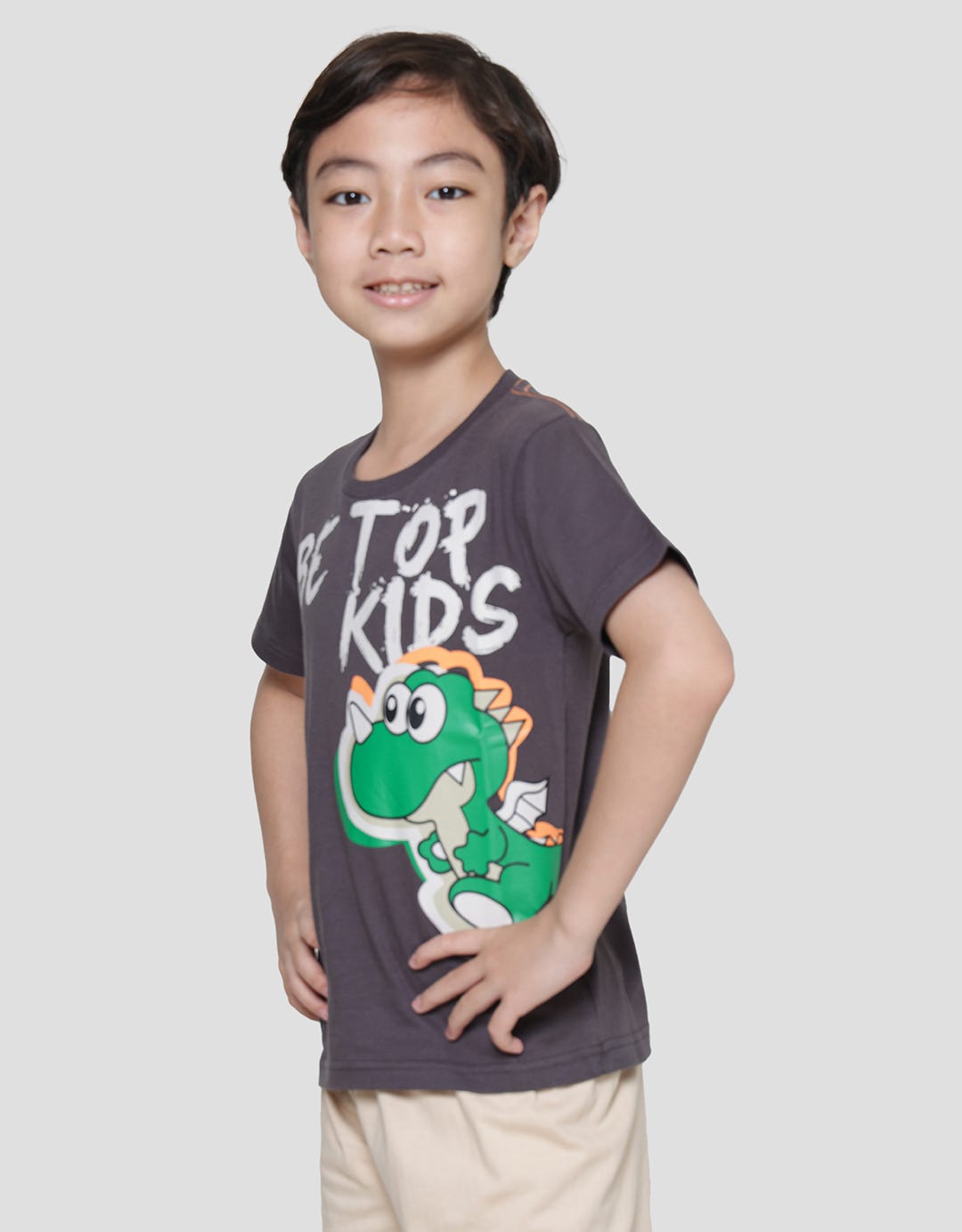Little M Be Top Kids Dino Kaos Anak Laki-Laki