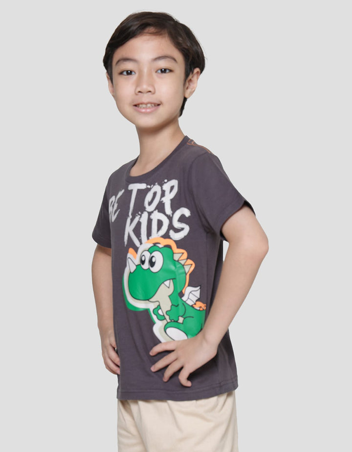 Little M Be Top Kids Dino Kaos Anak Laki-Laki