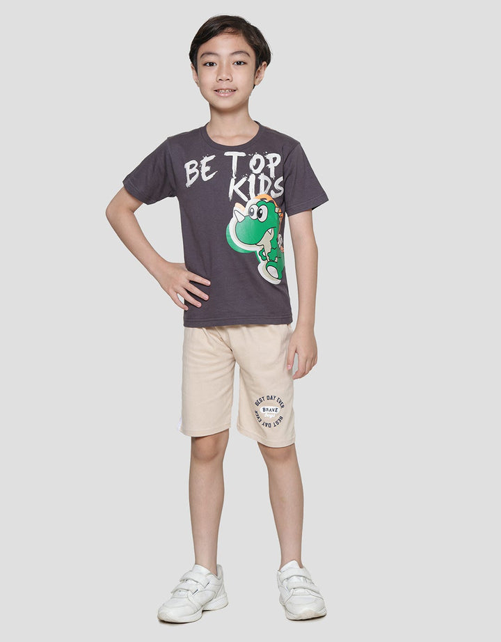 Little M Be Top Kids Dino Kaos Anak Laki-Laki
