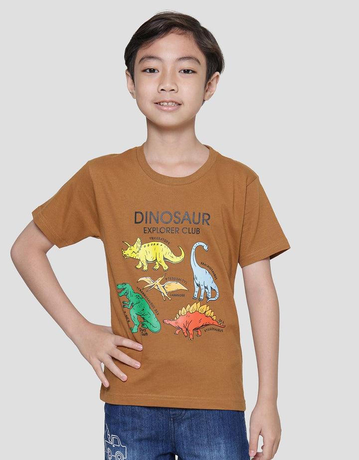Little M Explorer Club Dino Kaos Anak Laki-Laki