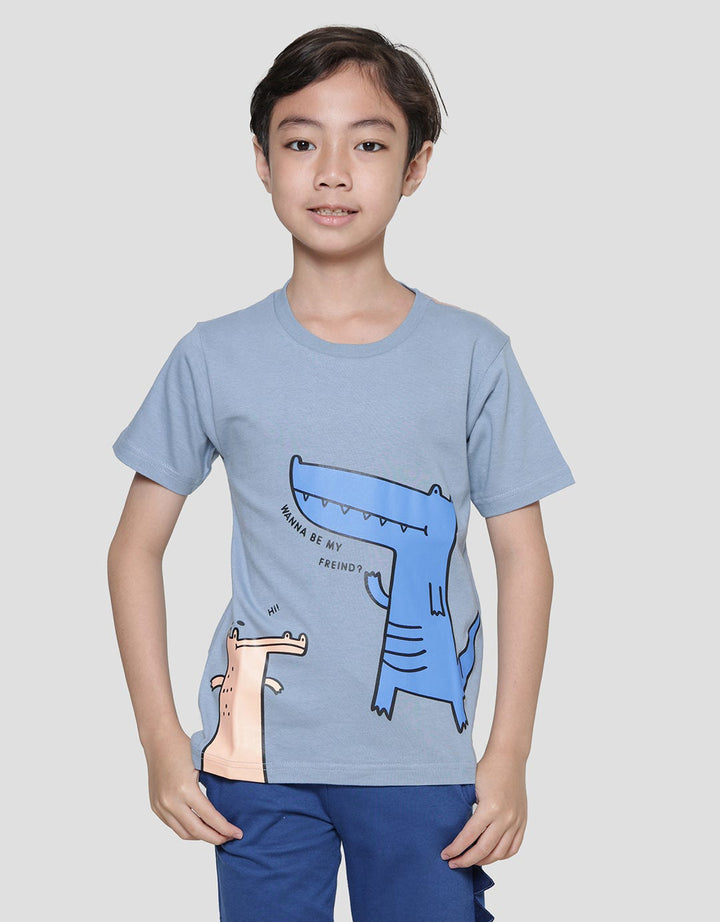 Little M Wanna Be My Friend Animal Kaos Anak Laki-Laki