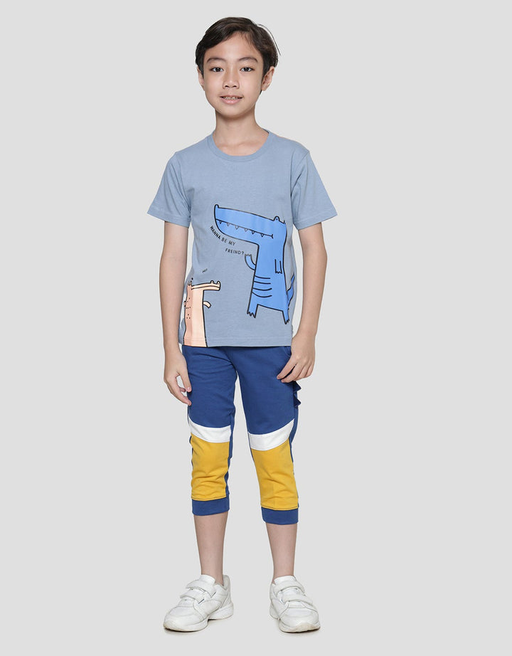 Little M Wanna Be My Friend Animal Kaos Anak Laki-Laki