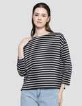 Connexion Stripe Sabrina Women's Long Sleeve T-Shirt