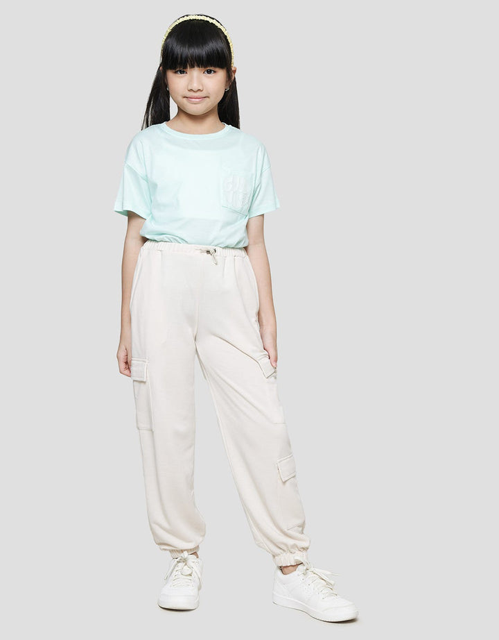 Nevada Knit Cargo Girls Jogger Pants