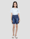 Nevada Stopper Pocket Girls Denim Cargo Shorts
